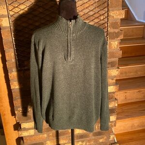 Craft & Barrow Green Sweater Size: L